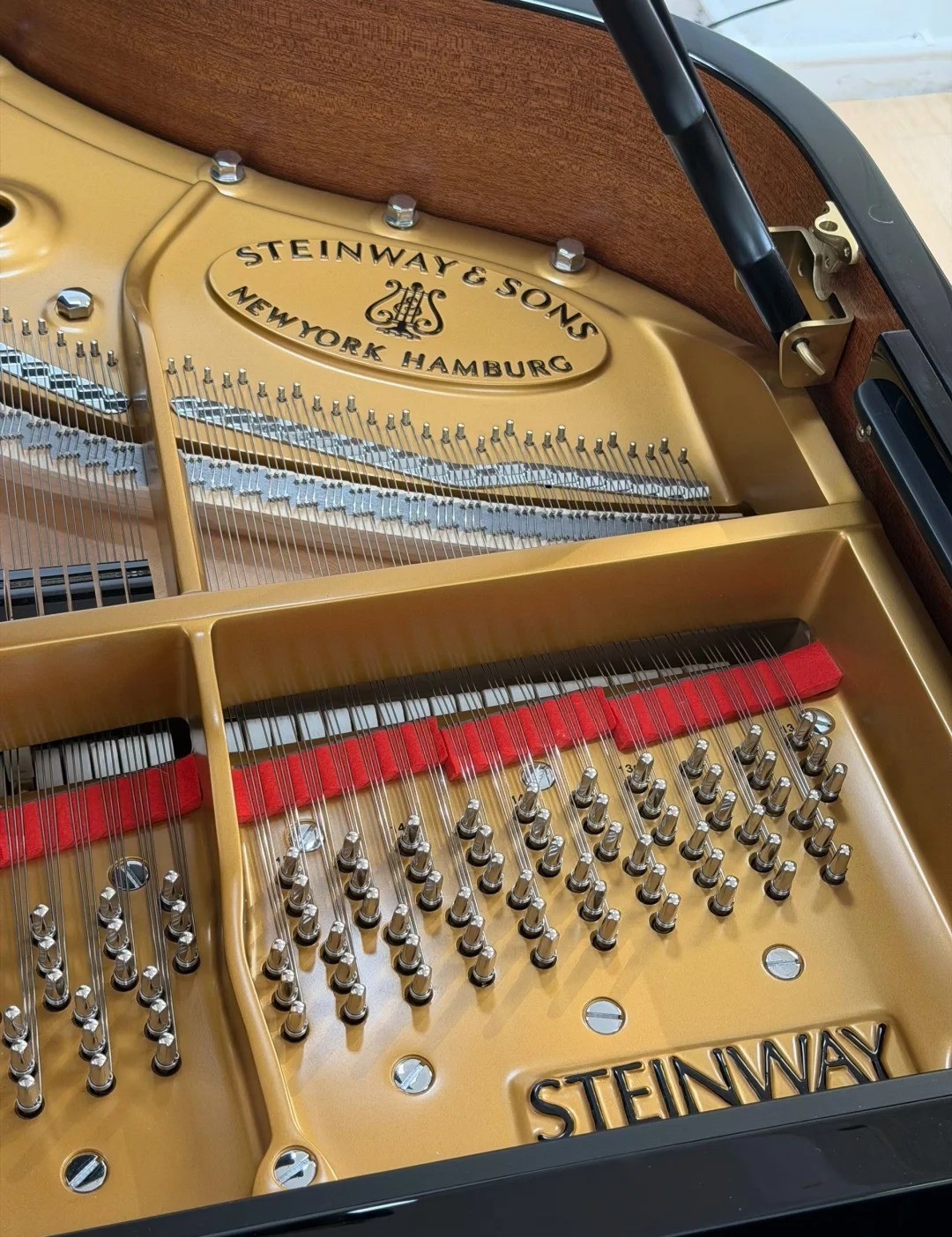 Steinway Flügel Stimmwirbel Saiten stimmen