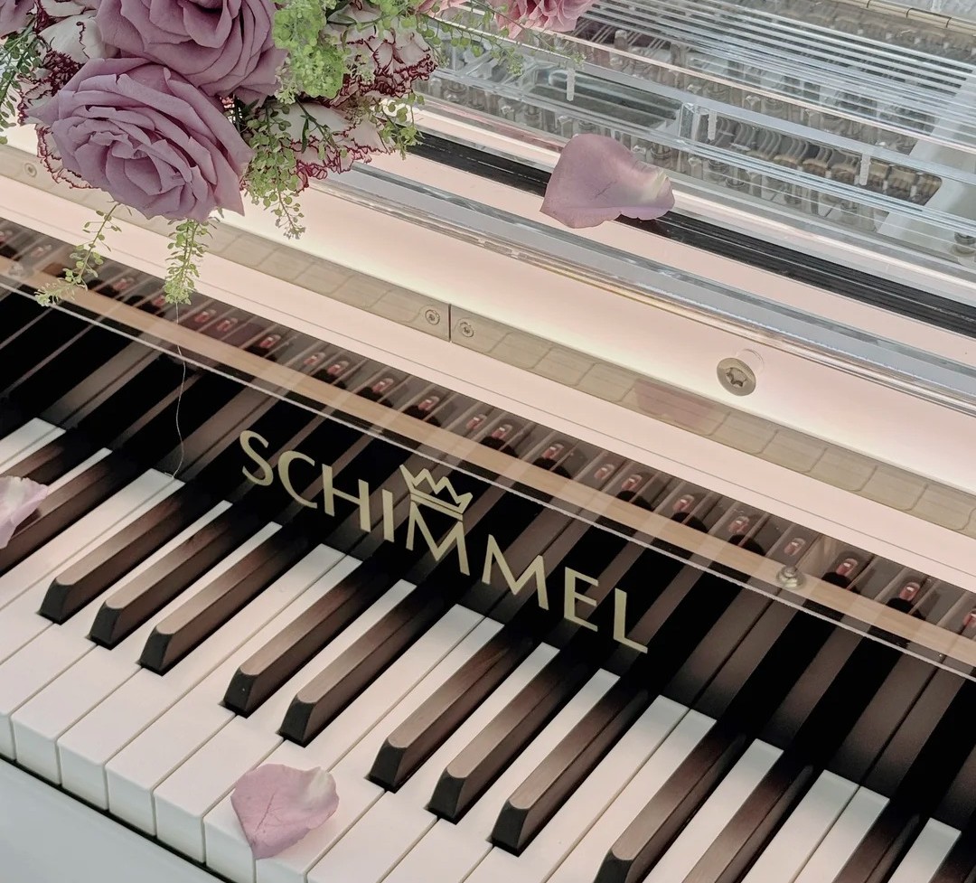 Schimmel Flügel Logo Detail Klaviatur Premium-Segment Deutschland