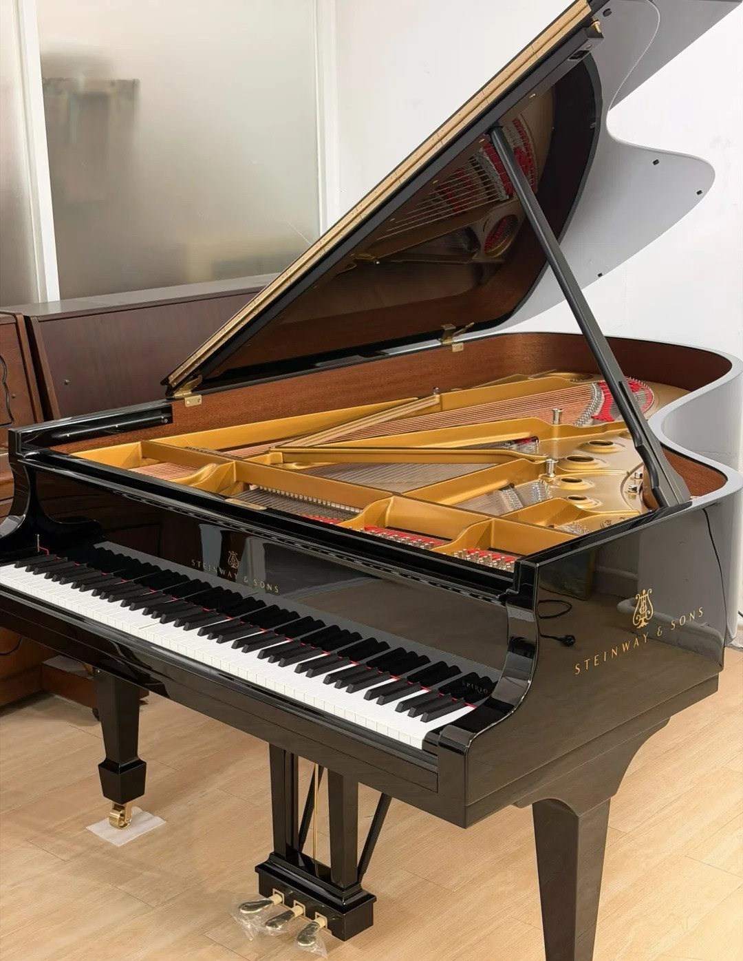 Pianoforte a coda Steinway — riferimento visivo per l'articolo: Test Sordina Pianoforte: Cosa Cambia Davvero su Tocco e Suono