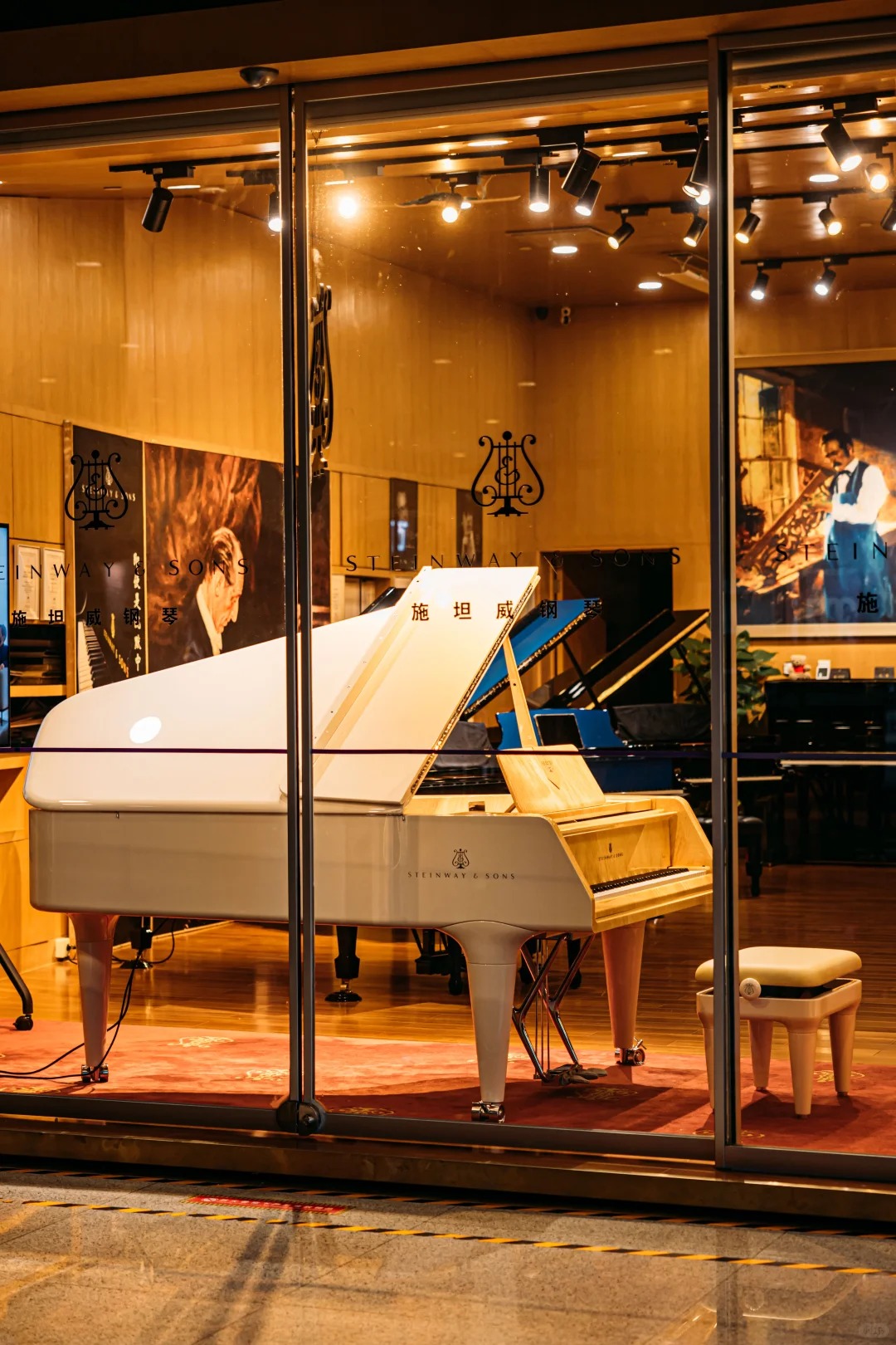 Pianoforte a coda Steinway — riferimento visivo per l'articolo: Guida ai Migliori Pianoforti a Coda per Conservatorio