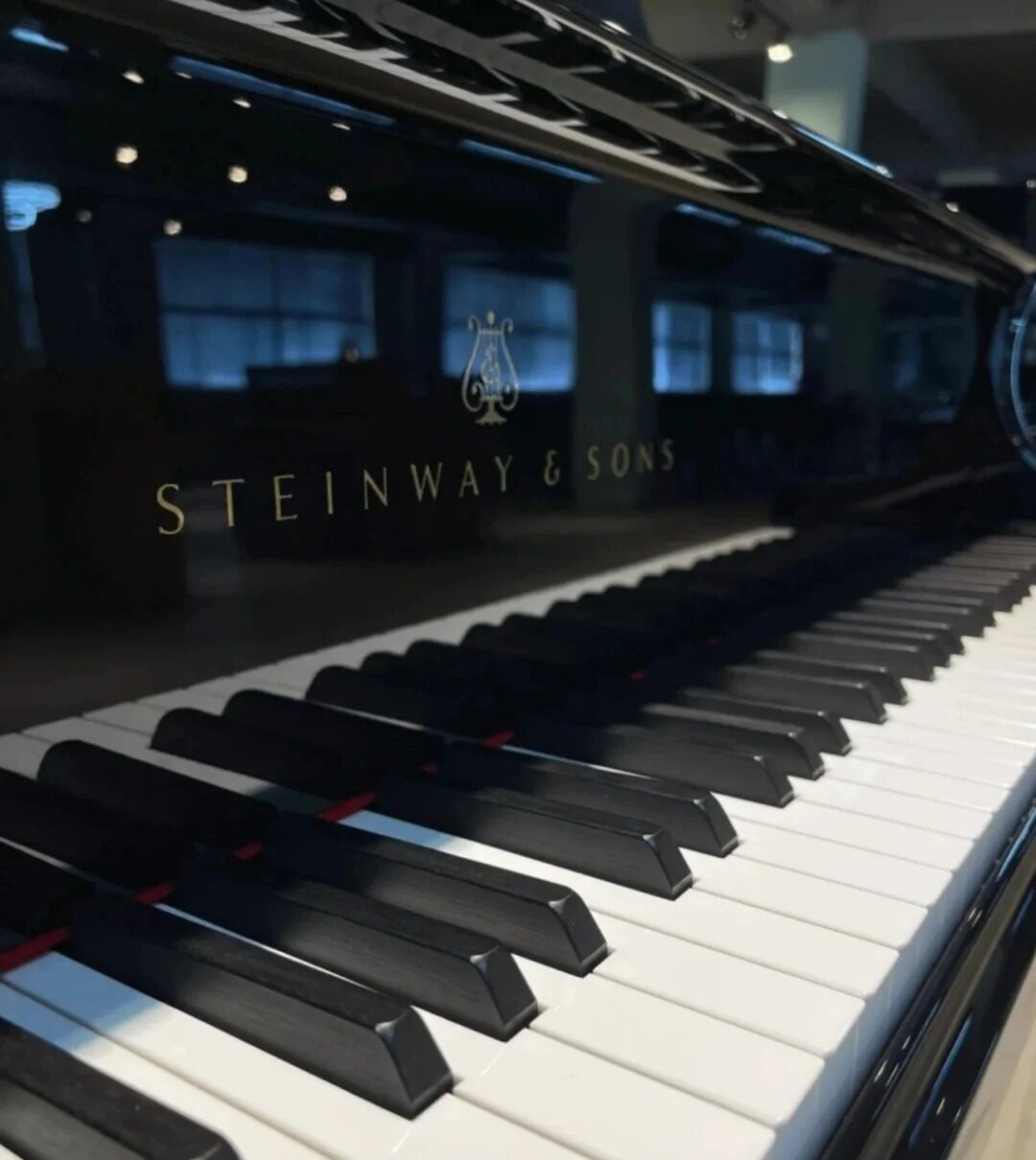 Pianoforte a coda Steinway — riferimento visivo per l'articolo: Steinway Pianoforte a Coda per Concerto: Guida alla Scelta