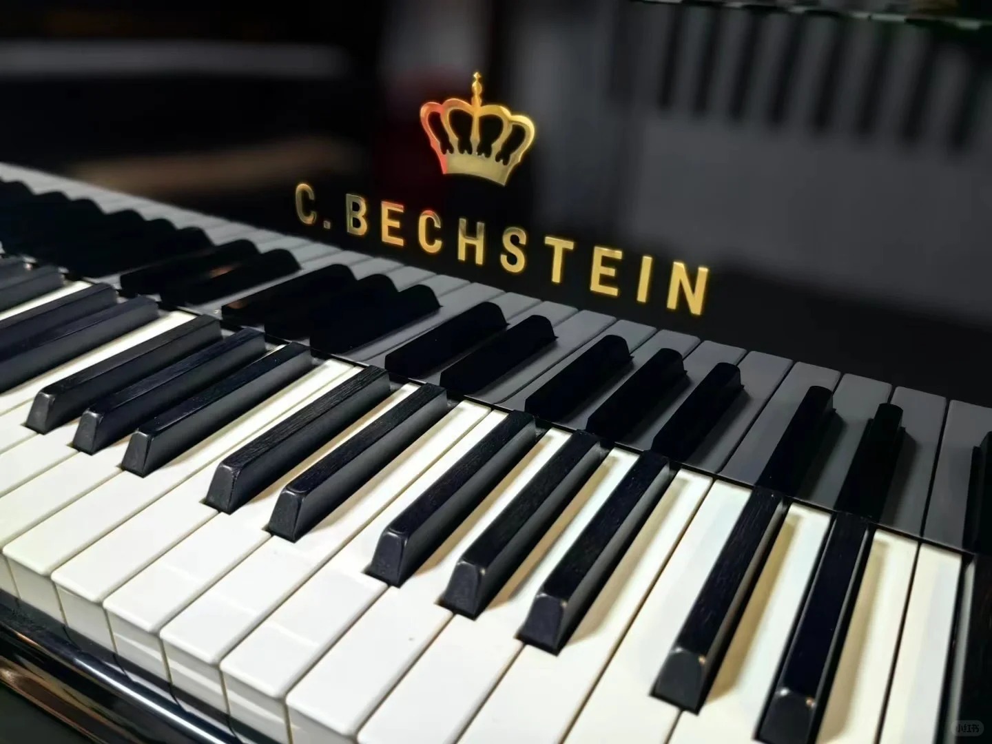 Pianoforte a coda Bechstein — riferimento visivo per l'articolo: Test C. Bechstein B-212: Recensione del Pianoforte a Coda da