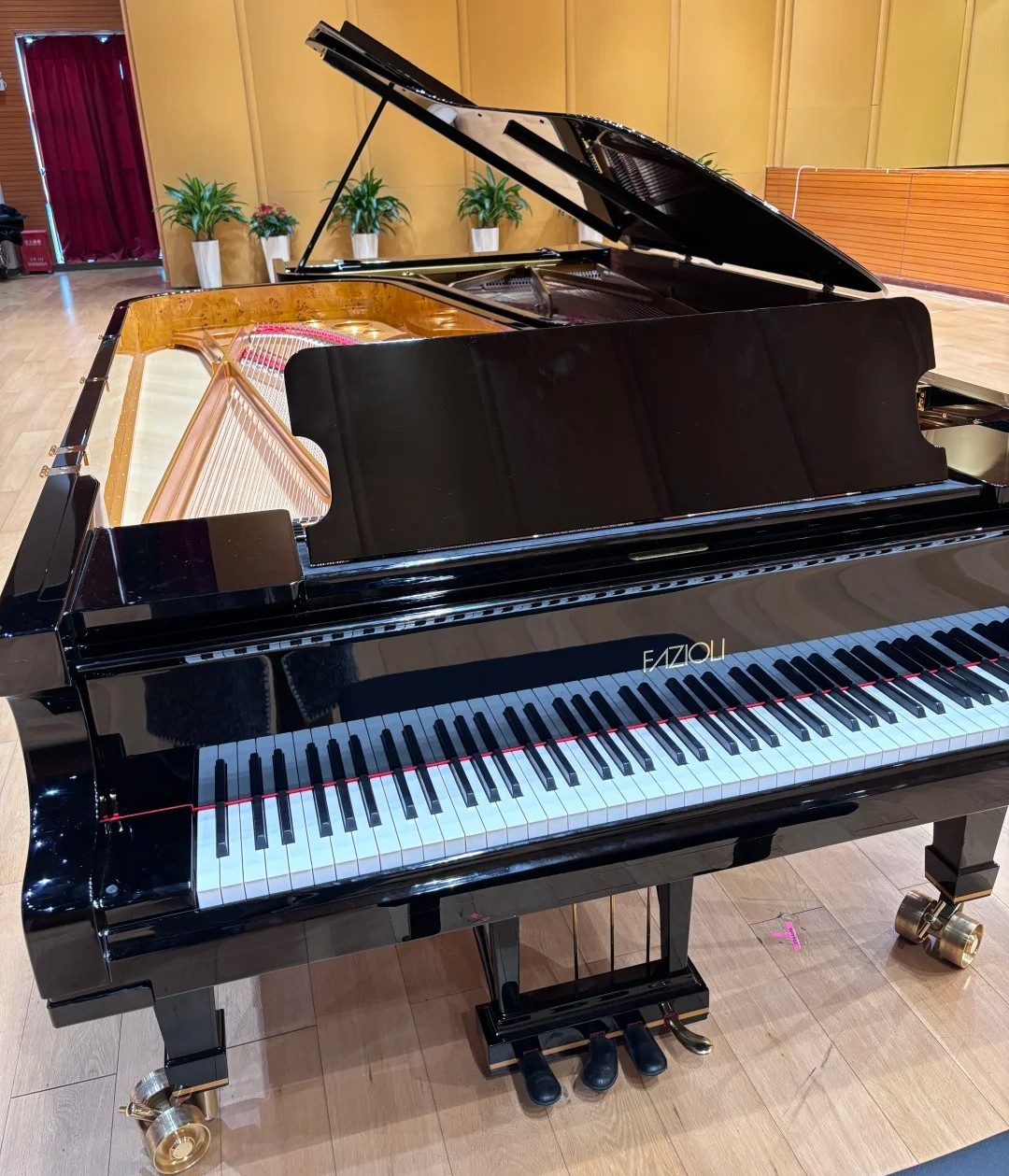 Pianoforte a coda da concerto — riferimento visivo per l'articolo: Guida alla scelta del Fazioli pianoforte a coda per concer