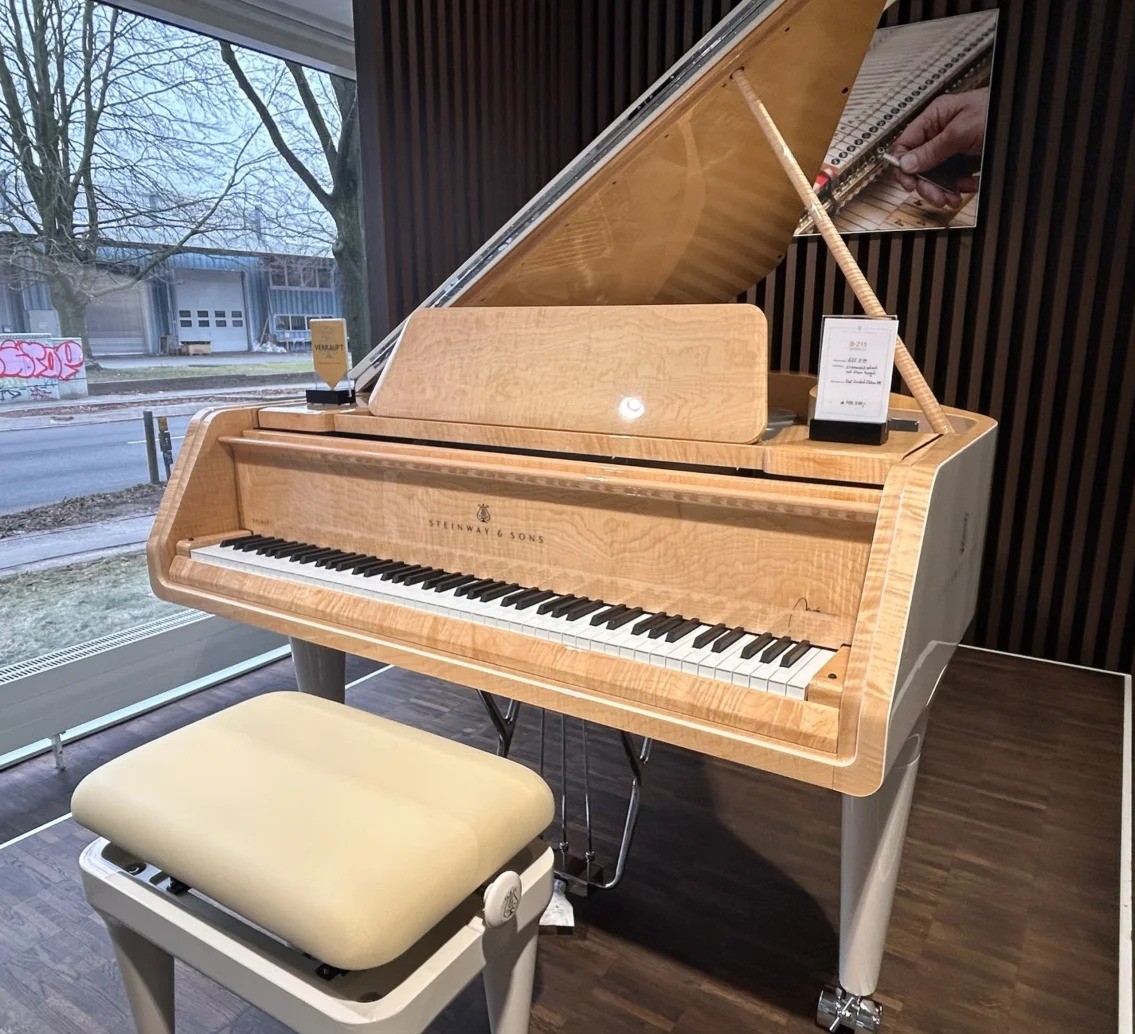Pianoforte a coda di gamma alta — riferimento visivo per l'articolo: Guida al Pianoforte a Coda per Appartamento: Scelta e Bu