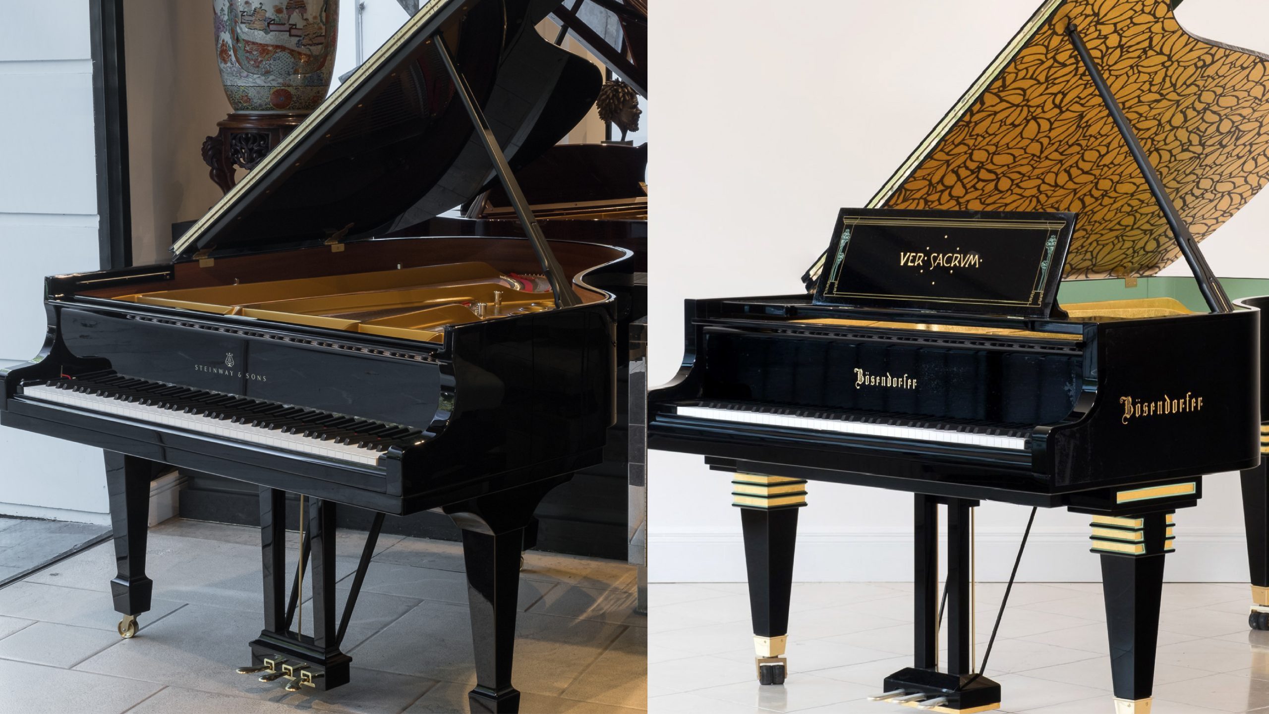 Steinway Bösendorfer dans un intérieur élégant