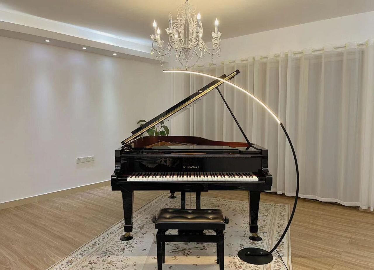 piano queue dans un intérieur élégant