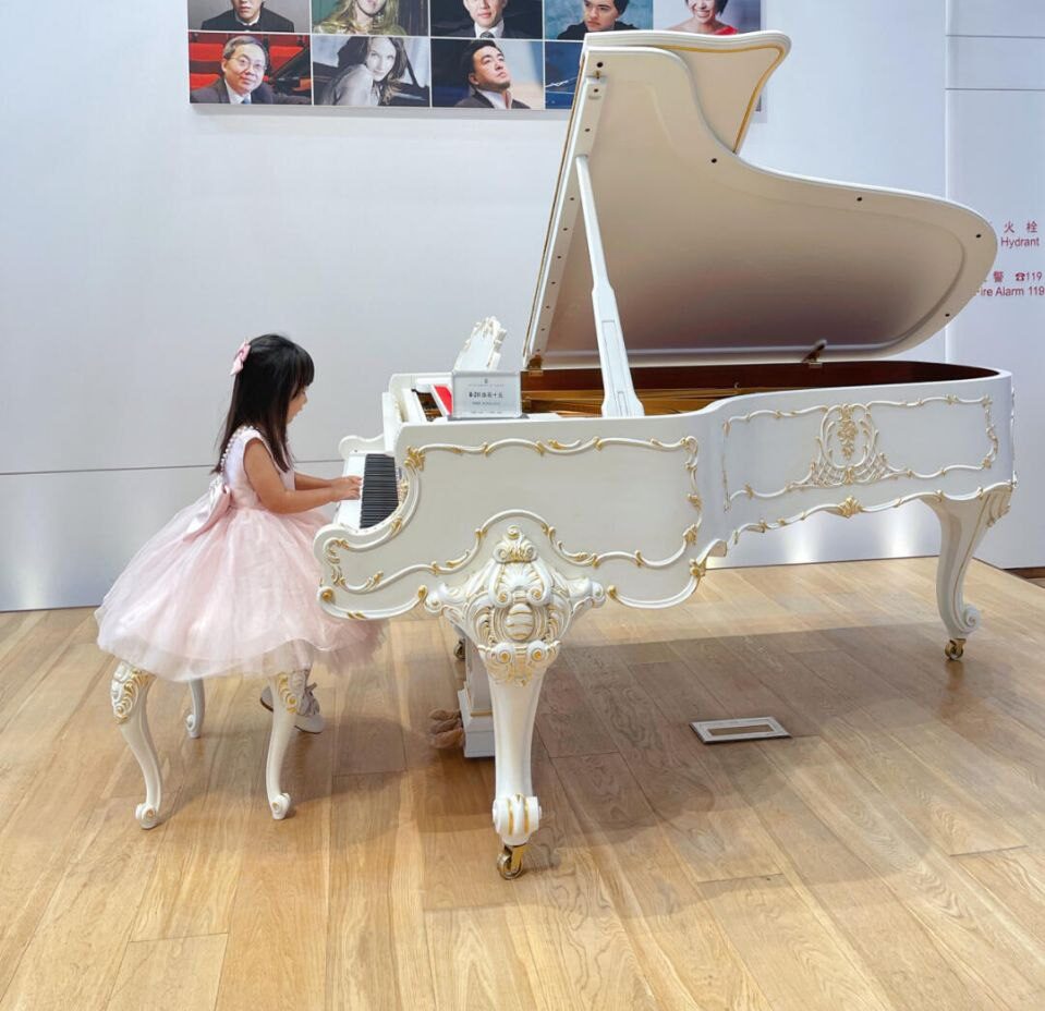 piano queue - détail mécanique