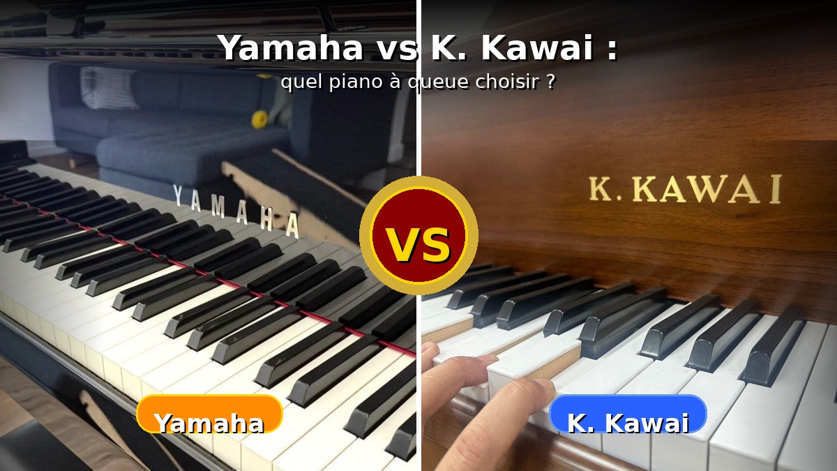 Piano à queue Yamaha Kawai vue principale