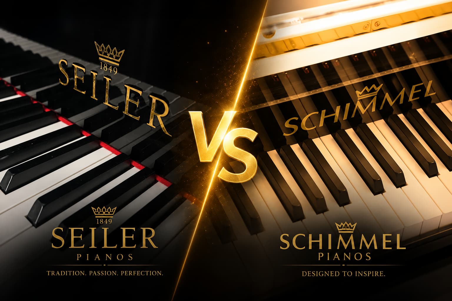 Photo Seiler Schimmel Pianos Allemands