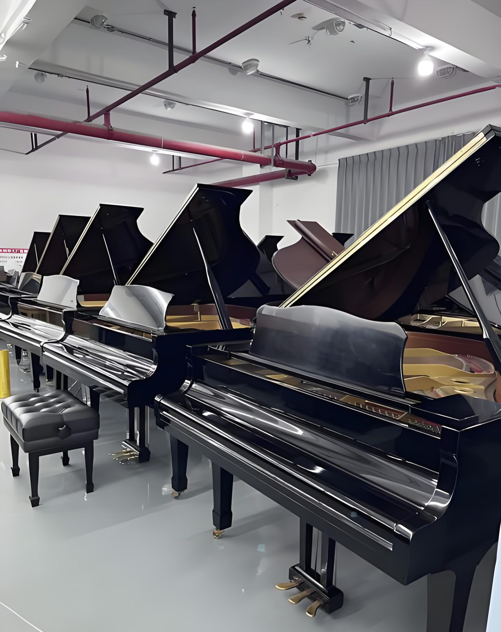 Piano queue neuf occasion dans un auditorium
