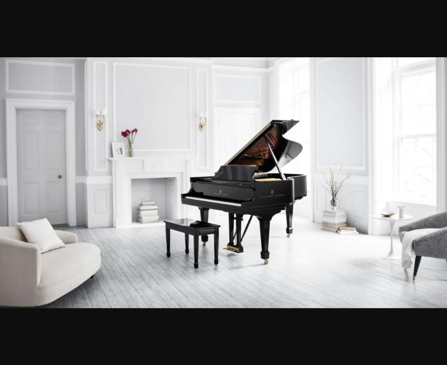 Piano à queue Steinway dans un salon de luxe – prestige A-195